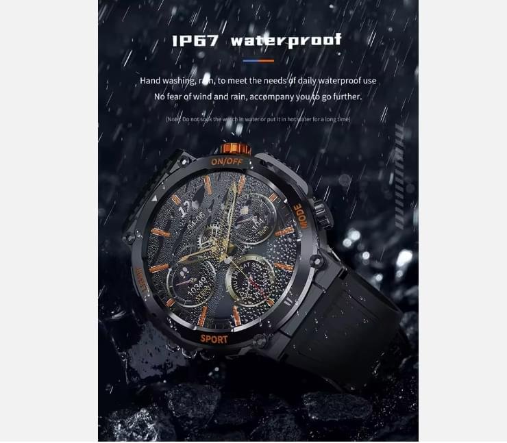 HT17 Smart Watch 2024 – Monitoreo de salud, resistente al agua IP67, batería de 450mAh, deportes al aire libre y función de llamadas. - Image 9